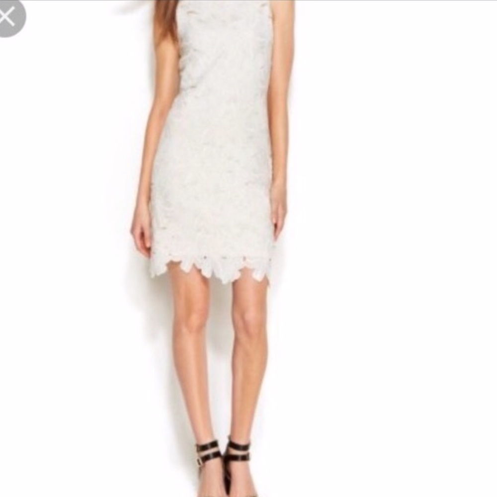 White Lace Dress - Picture 2 of 6